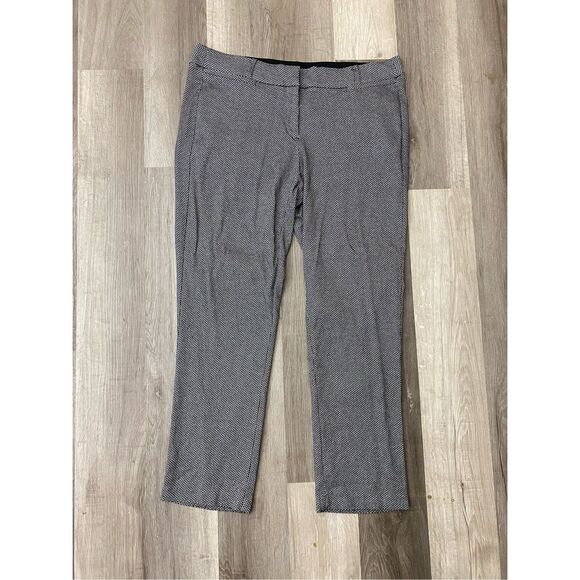 Lane Bryant 'The Allie' Black White Geometric Straight Leg Pants, Sz 18 - Picture 1 of 9